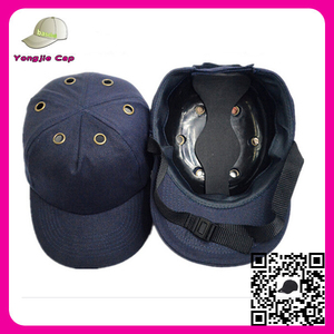 Casque de sécurité de baseball tendance en gros, 100 % coton, tissu courant, casque rigide - Product Image 2