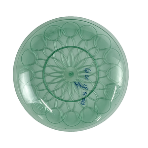 Plato de Comida Redondo de Plástico PS Amarillo Sólido de Alta Calidad Folin-Sinhirose de 190 mm de Diámetro, Elegante y Ecológico, Pintado a Mano - Product Image 5