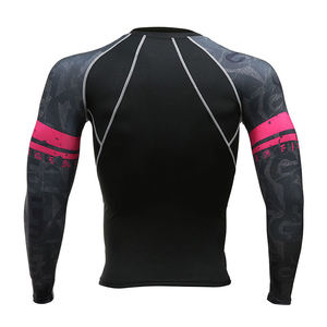Maillot de compression personnalisé pour homme, sublimation, sportswear d'entraînement MMA - Product Image 2