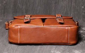 Haute qualité hommes en cuir véritable porte-documents bureau affaires ordinateur portable étui de voyage Portable PC antichoc caractéristique pour le travail voyage - Product Image 4