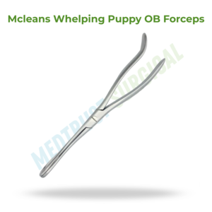 Pinzas obstétricas veterinarias Mcleans Whelping Puppy de 8 pulgadas para asistencia en el parto de cachorros - Product Image 2