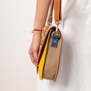 Bohemian Vintage Cowhide Leather Women's <b>Shoulder</b> Bag Elegant Lady Dress for Winter Shopping Single Portable <b>Strap</b> New Design - Product Image 3