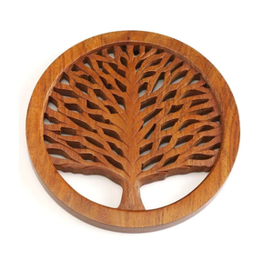 Wood <b>Trivet</b> Heat Resistant Kitchen and Table Use Natural Wood <b>Trivet</b> for Hot Pots Holder <b>Trivets</b> - Product Image 6