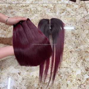 Vietnamese Human Hair Bundles Weaves Hair Extentions With Lace Closure 2*6 for Make Lace Front <b>Wigs</b> Human Hair Raw Smooth <b>Wig</b> - Product Image 4