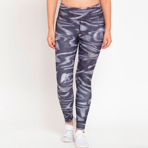 Leggings Deportivos de Cintura Alta para Mujer, Tejido Elástico, Protección UV, Ecológicos, para Todas las Temporadas, con Spandex - Product Image 1