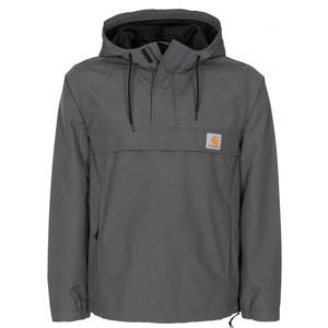 เสื้อโค้ทกันลมมีฮู้ดสำหรับผู้ชายเสื้อโค้ทซับในตาข่ายแบบสวมหัวขนาด XL น้ำหนักเบาสำหรับฤดูหนาว - Product Image 2