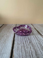 Bol en résine fait main, plat à bibelots en époxy coloré, porte-bijoux, plat de service décoratif moderne, accent de maison unique
