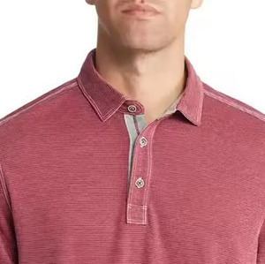 Polo homme de qualité supérieure, coupe classique, manches longues, tissu respirant et séchage rapide, style golf, décontracté, été, nouveau design. - Product Image 4