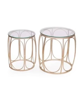 Table basse en métal de haute qualité, moderne, faite à la main, pour salon, extérieur et intérieur, table centrale en métal - Product Image 3