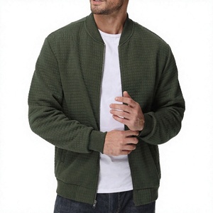 Blousons Bomber en Toile Brodés Vintage pour Hommes, Style Décontracté Sportif et Tendance, Col Rabattu avec Logo, Idéaux pour le Printemps et les Activités de Plein Air - Product Image 3
