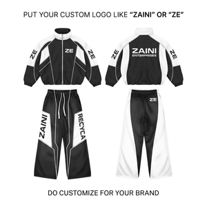 Traje Cortavientos de Invierno para Hombre ZAINI ZI-361, Tejido de Poliéster/Nylon de 300 g/m², Chaqueta con Capucha Transpirable y Pantalones, Personalizable - Product Image 1