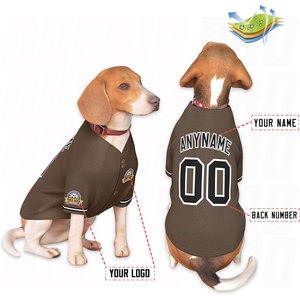 Maillot de football d'été pour chat et chien, tenue pour animaux de compagnie, vêtements pour chien, chemise respirante pour animaux, vêtements de sport pour animaux, personnalisable avec nom, numéro et logo - Product Image 3