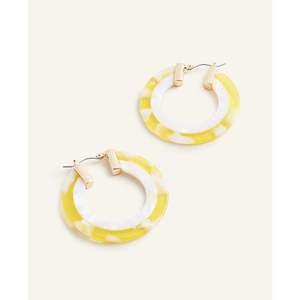 Boucles d'oreilles en résine de créateur faites à la main, finition de luxe, artisanat artistique, style moderne, accessoires de mode durables en cristal - Product Image 2