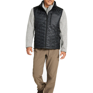Gilet matelassé léger personnalisé avec logo, sans manches, chaud, compressible, grande taille, pour homme, haute qualité, pour l'extérieur, hiver - Product Image 3