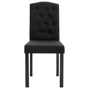 เก้าอี้ทานอาหารสีดำ 41.9 X 51.6 X 95 ซม. ผ้าตกแต่งบ้านอย่างหรูหรา - Product Image 4