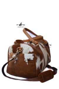 Hair On Hide Leather <b>Luggage</b> Travel Bag Multi Uses Handmade Big Size Travel Bag Cowhide Leather Unisex Bag - Product Image 4
