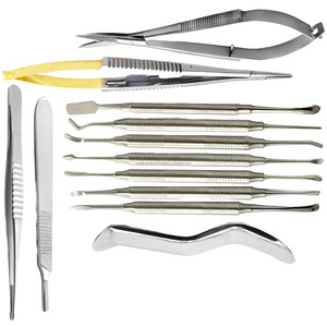 Dental Surgical Instruments <b>Kit</b> Micro Oral Surgery Tools Set High Quality Stainless Steel CE ISO Wholesale Top Rated Supplier - Product Image 1