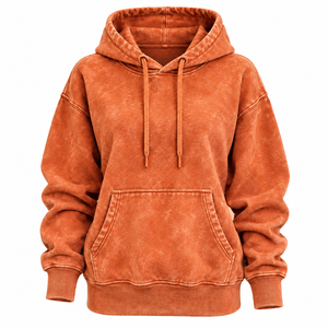 Sweat-shirts unisexes en coton épais 500 g/m², en molleton français, effet vintage délavé, fermeture éclair, personnalisables, fabriqués par HS - Product Image 5