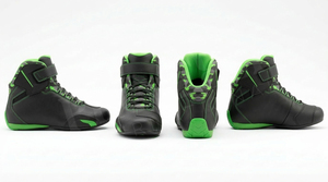 รองเท้าขี่มอเตอร์ไซค์กันลื่น ป้องกันการกระแทก รองเท้าบูทสำหรับแข่งรถ ระบายอากาศได้ดี รองเท้าทรงสูงสำหรับนักขี่มอเตอร์ไซค์ รองเท้าเพื่อความปลอดภัยสำหรับกิจกรรมกลางแจ้งสำหรับผู้ชาย - Product Image 4