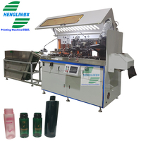 Cangkir Botol Katrid Sealant Silikon Bulat Gelas Plastik Oval Silindris Sepenuhnya Otomatis Pencetak Sablon Layar Sutra
