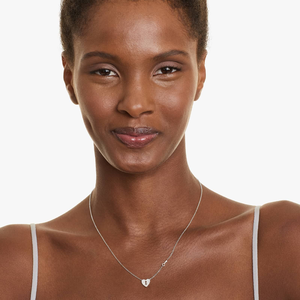 Collar de Cadena Minimalista de Plata de Ley 925 con Brillantes Diamantes Moissanite, Joyería Fina y Elegante para Mujer - Product Image 2