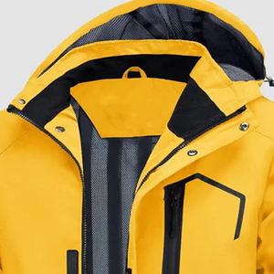 Veste coupe-vent unisexe de qualité supérieure, légère, imperméable, avec fermeture éclair, grande taille, capuche amovible, pour la randonnée, la pêche, les voyages en plein air - Product Image 6