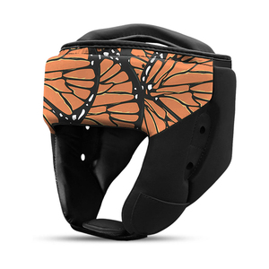 Protector de Cabeza de Boxeo Venomous con Estampado de Mariposa, Equipo de Protección de Cuero PU, Unisex, Protección Completa para la Cabeza para Adultos - Product Image 4