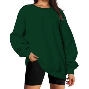 Sweatshirts à capuche pour femmes, pulls en molleton à col rond, pulls oversize décontractés et sweatshirts pour femmes - Product Image 1