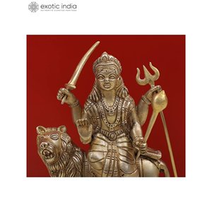 Escultura de latón de 7 pulgadas hecha a mano de Budh (The Mercury) Diseño tradicional para la decoración del hogar y el templo para Diwali - Product Image 3