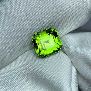 Natural Asscher Cut Peridot Stone Loose Green Gemstone Premium Quality Jewelry Making Precious Stone - Product Image 6