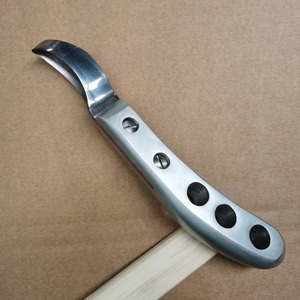 Cuchillo para Pezuñas con Mango de Aleación de Aluminio, Herramientas de Reparación de Herraduras, Herramientas de Herrador, Recorte de Pezuñas - Product Image 3
