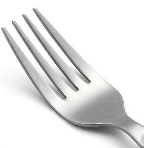 Ensemble de couverts à poignée rouge de qualité supérieure avec des couverts durables à tête finie argentée, parfaits pour les repas modernes et un usage quotidien - Product Image 2