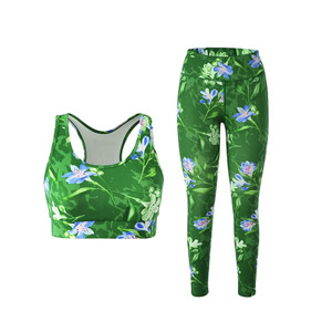 Conjunto de Yoga para Mujer, Fabricado en Fábrica Profesional, Ropa Deportiva sin Costuras para Gimnasio, Transpirable, Ligera, de Secado Rápido, Color Sólido Personalizado - Product Image 1
