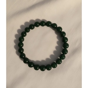 Handcrafted Green <b>Jade</b> Beaded Bracelet for Gift-Wholesale Healing Crystal <b>Bangle</b> From India - Product Image 4