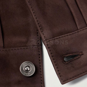 Veste de camionneur décontractée moderne, tissu respirant et doux, style classique, design à boutons sur le devant, pour un usage quotidien en extérieur - Product Image 6
