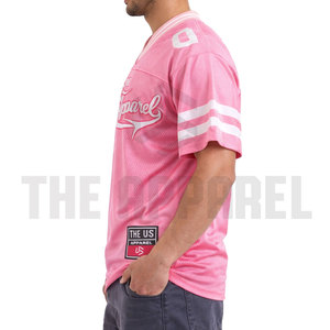 Camiseta de punto de malla transpirable de manga corta con cuello en V de ajuste regular personalizado, de secado rápido, estilo formal y urbano, con logo de color personalizado para - Product Image 6