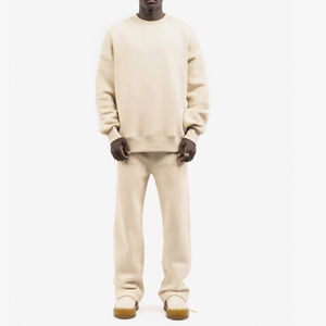 Conjunto Deportivo Masculino de Alta Calidad, Material Personalizado con Diseño de Logotipo, Sudadera Gruesa con Puños Ribbed a Rayas, Conjunto Deportivo Personalizado de Alta Calidad - Product Image 3