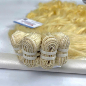 Offre spéciale 100% cheveux vierges vietnamiens couleur blonde naturelle ondulés Extensions de cheveux de haute qualité Grand stock Pas de nœuds Pas de perte - Product Image 4