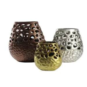 High quality Aluminum Vase in Different Color Combination from India