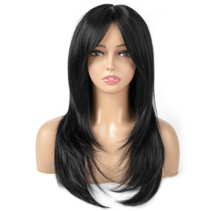 Perruque Premium à Coupe Dégradée en Cheveux Brésiliens Remy, Texture Naturelle, Coupe Courte, Double Trame Faite à la Machine, Bonnet Ajustable - Product Image 4