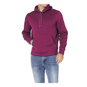 Men Solid Zipper Hoodie Sweatshirt Breathable Fabric Long Sleeve <b>Design</b> Custom Logo Printing 100% Cotton Eco-Friendly Winter - Product Image 1