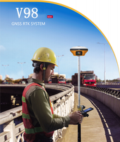 Récepteur GPS GNSS Hi Target V98 RTK, base et mobile, pour levés topographiques, modèle V98, économique