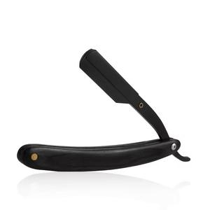 Straight <b>Razor</b> Stainless Steel <b>Blade</b> Plastic Handle Folding Shaving Knife For Barber Shop Male Face Use - Product Image 1