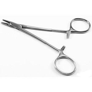 Portaagujas Webster de 13 cm, Recto, con Mordazas Dentadas, Acero Inoxidable, Instrumento Quirúrgico Manual, Set de Cirugía General, Alta Calidad, CE - Product Image 2