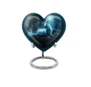 Urna Conmemorativa de Cremación de Alta Calidad en Forma de Corazón de Aluminio para Cenizas de Hombres y Mujeres, Hermosa Mini Urna Funeraria para Cenizas - Product Image 5