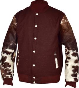 Abrigo de Moda Estilo Urbano, Chaqueta de Cuero Vacuno Genuino de Alta Calidad para Hombre, Cuello Alto, Piel de Vaca Natural, Invierno - Product Image 4
