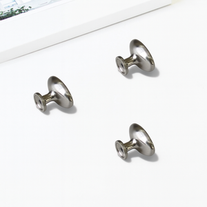 Tirador Ovalado de Aleación de Zinc para Muebles, Material de Ferretería OEM Disponible para Decoración de Gabinetes de Cocina, Comedor y Baño - Product Image 4