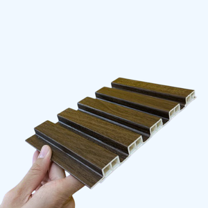 WPC Wall Panel Interior Waterproof Fireproof Quick Installation Flexible Fluted Design for Household & Commerce Use - Product Image 1