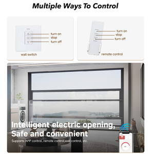 Fenêtre élévatrice électrique en aluminium à double vitrage Fenêtre coulissante verticale intelligente pour les maisons à climat froid et les rénovations à économie d'énergie - Product Image 5