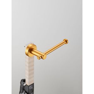 Set di 6 Accessori per Bagno in Alluminio Spesso, Finitura Oro Spazzolato, 24 Pollici, Montaggio a Parete, Include Portasciugamani - per Bagni - Product Image 3